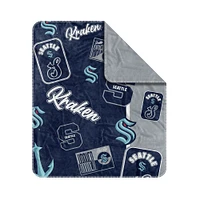 Seattle Kraken 50” x 60” Dream Weave Throw Blanket