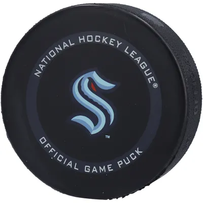 Seattle Kraken Fanatics Authentic Unsigned Inglasco 2021 Model Official Game Puck