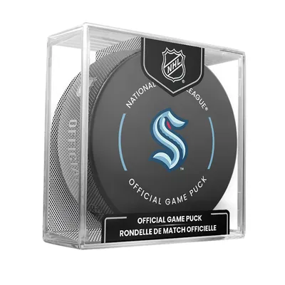 Seattle Kraken Unsigned Inglasco 2022-23 Season Official Game Puck