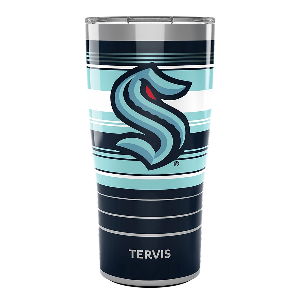 Tervis Seattle Kraken 20oz. Gobelet en acier inoxydable à rayures Hype