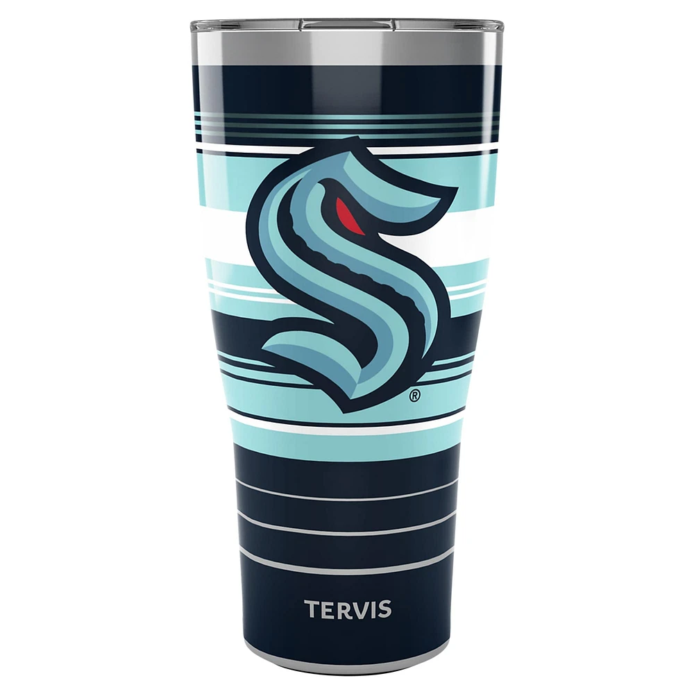 Tervis Seattle Kraken 30oz. Gobelet en acier inoxydable à rayures Hype