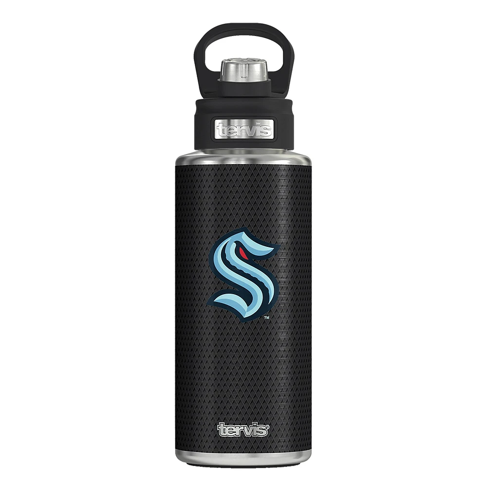 Tervis Seattle Kraken 32oz. Bouteille d'eau à large goulot en acier inoxydable Puck