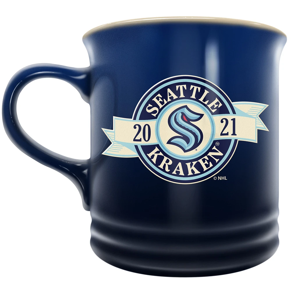 Le Sports Vault Seattle Kraken 14 oz. Tasse en grès