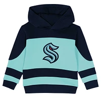 Toddler Deep Sea Blue/Light Blue Seattle Kraken Puck Hero Fleece Hoodie and Sweatpants Set