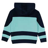 Toddler Deep Sea Blue/Light Blue Seattle Kraken Puck Hero Fleece Hoodie and Sweatpants Set