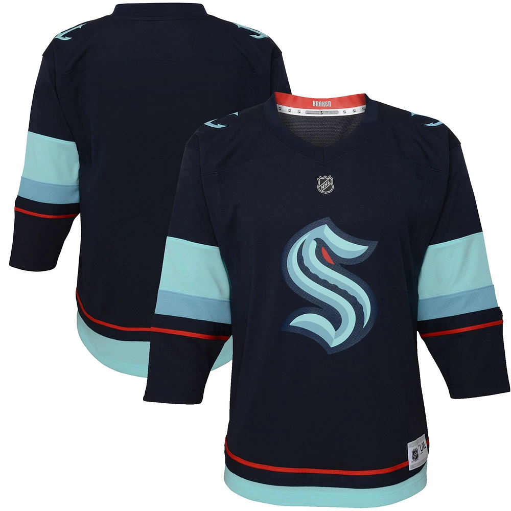 Maillot Seattle Kraken Home Replica bleu marine pour tout-petit