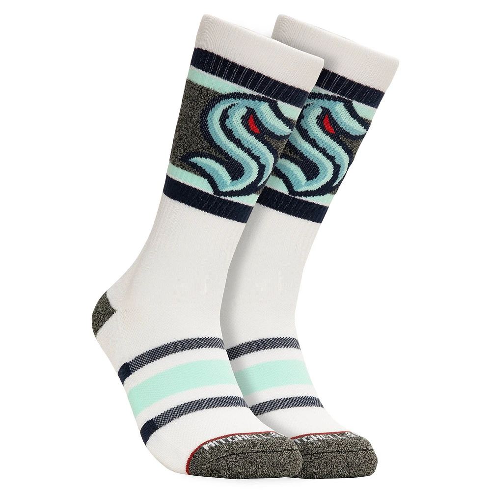 Chaussettes unisexes Mitchell & Ness Seattle Kraken Cross Bar Crew