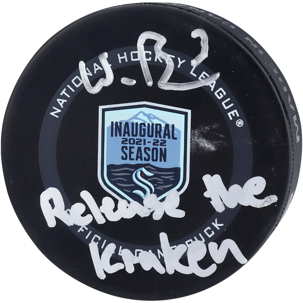 Will Borgen Deep Sea Blue Seattle Kraken Autographed Fanatics Breakaway Jersey with Inaugural Season Patch