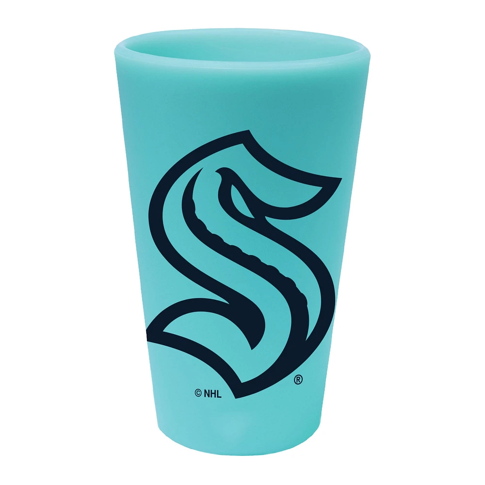 WinCraft Seattle Kraken 16oz. Team Color Silicone Pint Glass