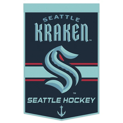 WinCraft Seattle Kraken Bannière à slogan 24" x 38"