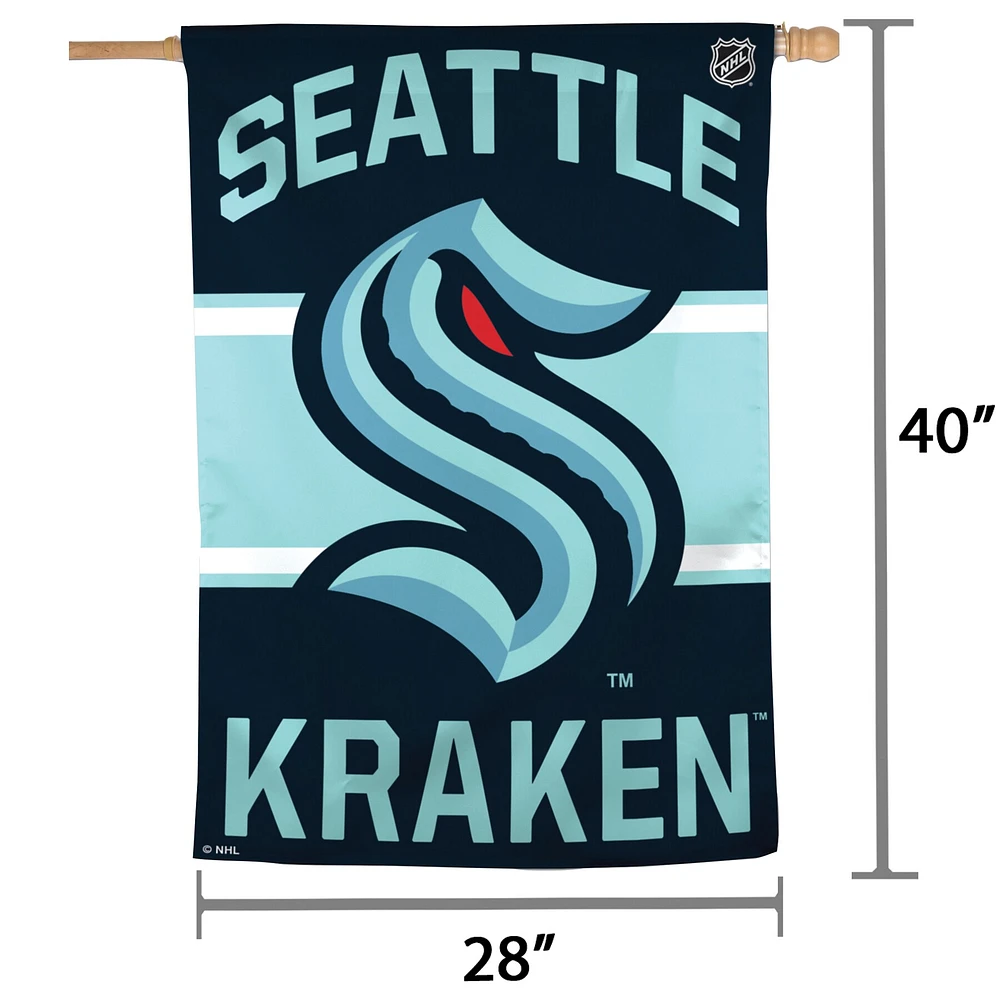 WinCraft Seattle Kraken Bannière verticale 28'' x 40''