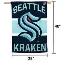 WinCraft Seattle Kraken Bannière verticale 28'' x 40''