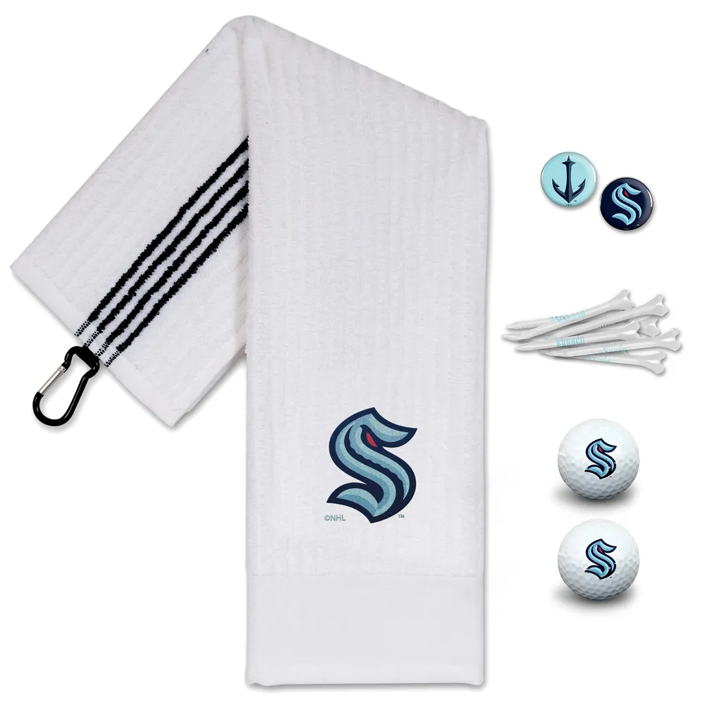 Seattle Seahawks WinCraft Towel, Golf Balls & Tees Gift Set