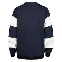 Sweat-shirt à capuche pour femme '47 Deep Sea Blue Seattle Kraken Eephus Barred