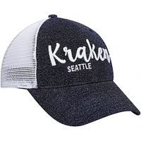 Casquette '47 Navy/Seattle Kraken Encore MVP Trucker Snapback pour femme