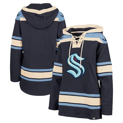 Sweat à capuche Seattle Kraken Superior Lacer '47 Deep Sea Blue pour hommes