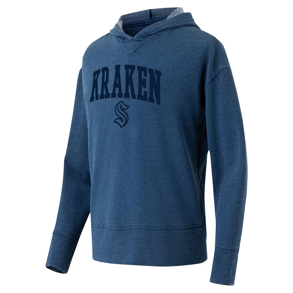 Women's Concepts Sport Deep Sea Blue Seattle Kraken Volley Pullover Hoodie