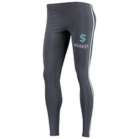 Ensemble t-shirt et legging Seattle Kraken Sonata Concepts Sport pour femmes, blanc/anthracite