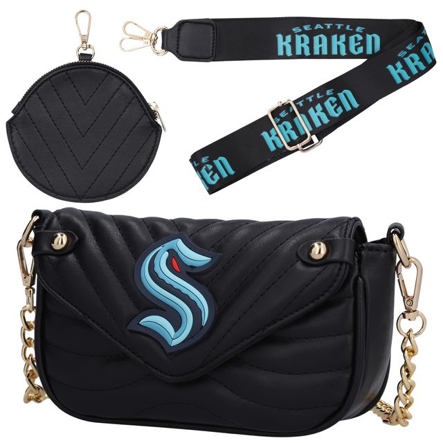 Cuce Seattle Kraken Sac à bandoulière en cuir végétalien pour femme