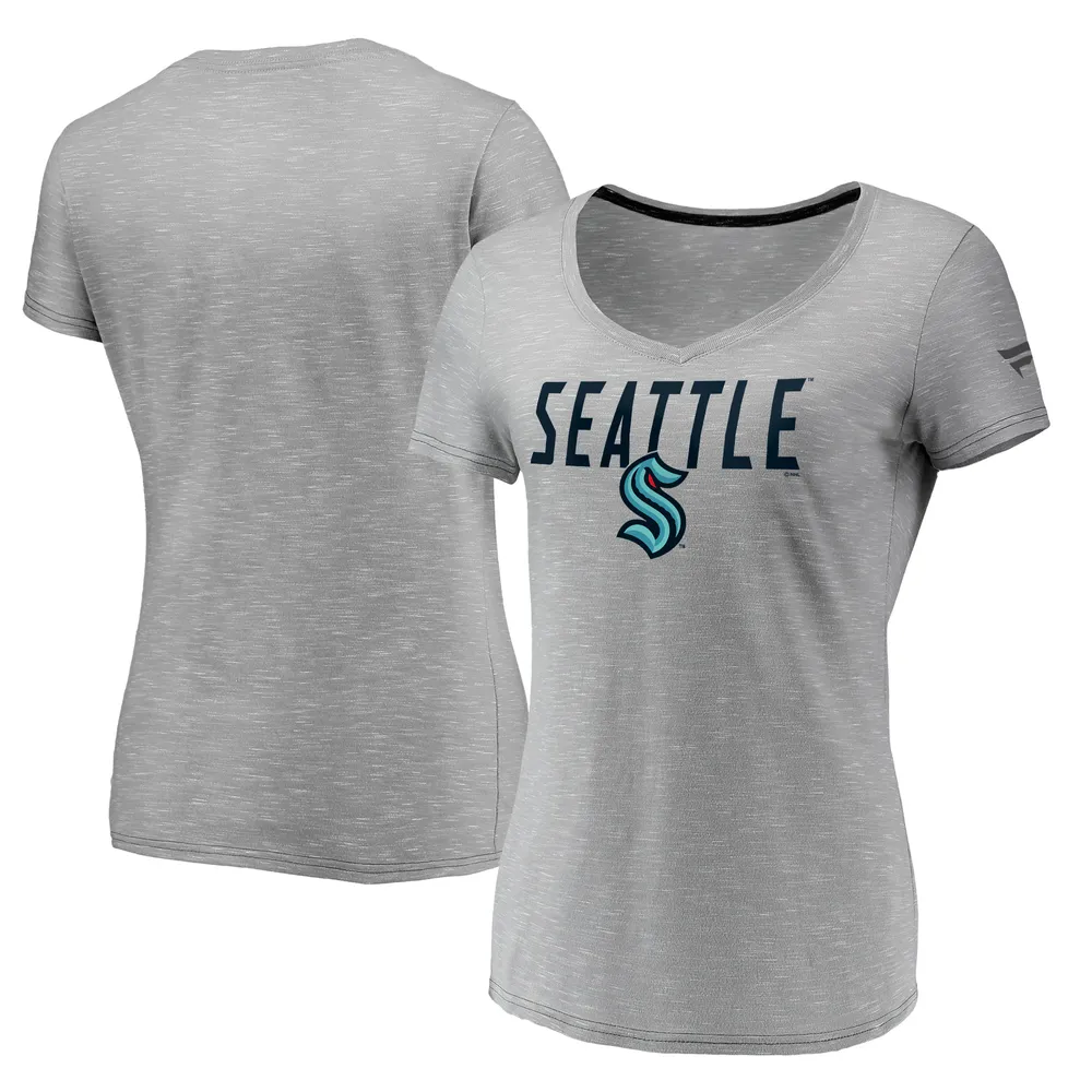 Lids Seattle Kraken Fanatics Branded Women's Represent V-Neck T-Shirt -  Deep Sea Blue