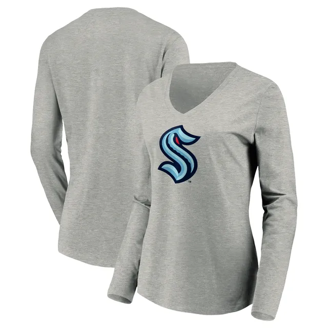 Seattle Kraken Fanatics Branded Primary Logo T-Shirt - Deep Sea Blue