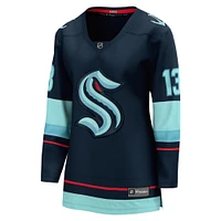 Women's Fanatics Brandon Tanev Deep Sea Blue Seattle Kraken Home Premier Breakaway Player Jersey