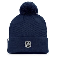 Women's Fanatics Deep Sea Blue Seattle Kraken 2022 NHL Draft - Authentic Pro Road Cuffed Knit Hat