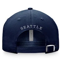 Women's Fanatics Deep Sea Blue Seattle Kraken Fundamental Two-Hit Adjustable Hat