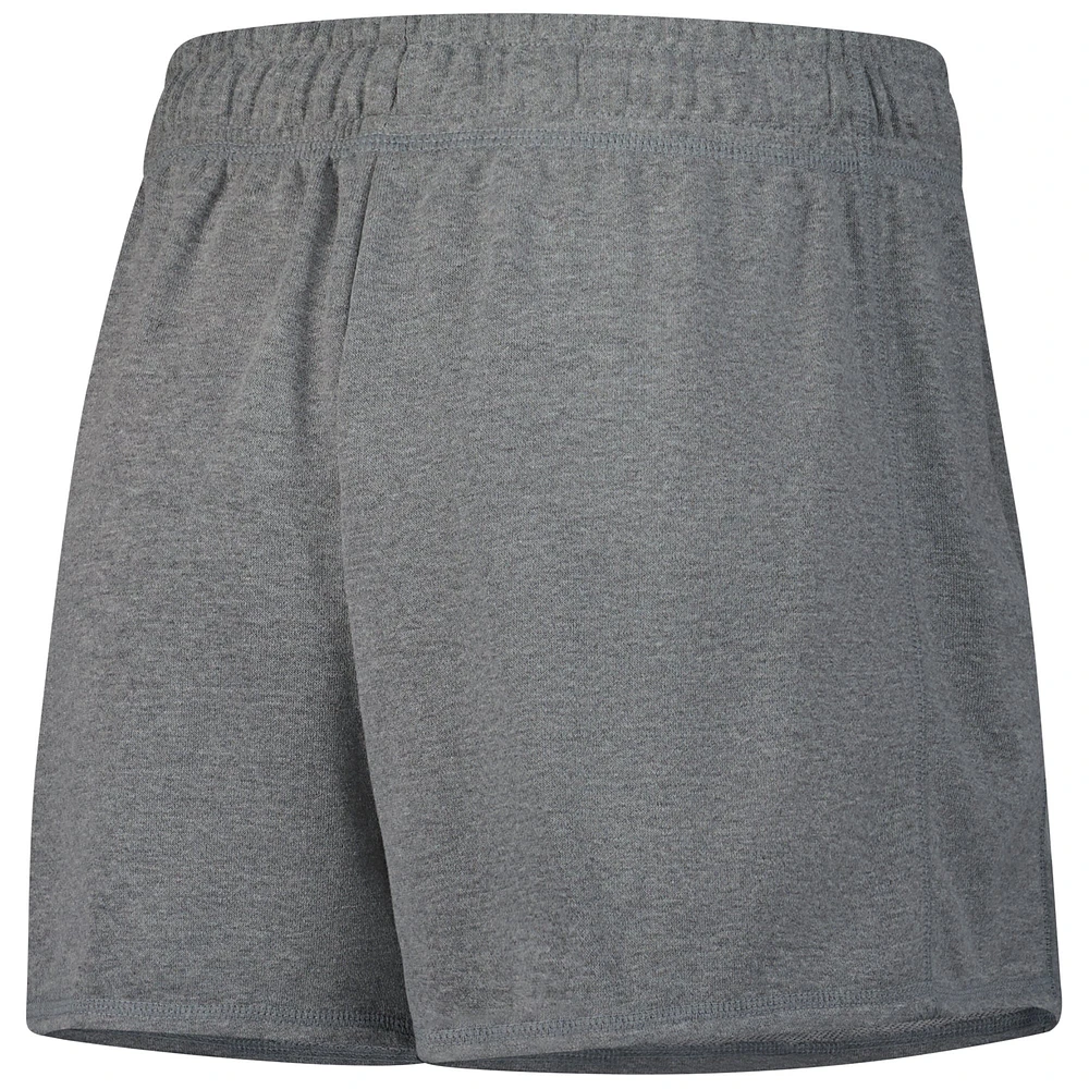 Short Fanatics gris chiné pour femme avec logo Seattle Kraken