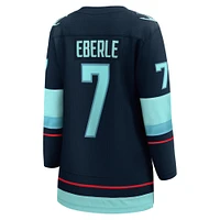 Women's Fanatics Jordan Eberle Navy Seattle Kraken Home Breakaway Player Jersey