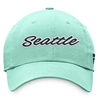 Casquette réglable Seattle Kraken Breakaway Fanatics bleu clair pour femmes