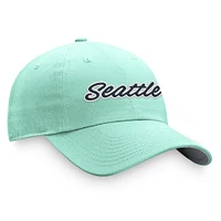 Casquette réglable Seattle Kraken Breakaway Fanatics bleu clair pour femmes