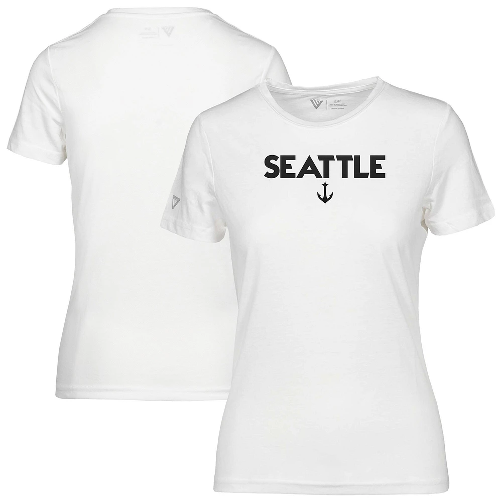 T-shirt blanc pour femme Seattle Kraken Maddox City Capsule de Levelwear