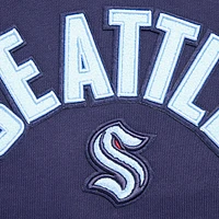 Sweat à capuche classique en chenille Seattle Kraken Pro Standard pour femmes, bleu marine