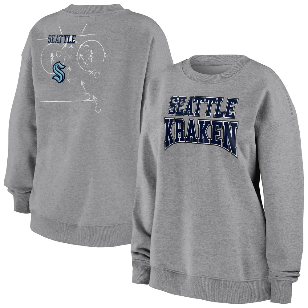 Lids Seattle Seahawks WEAR by Erin Andrews Women's Oversized Pullover  Sweatshirt - White