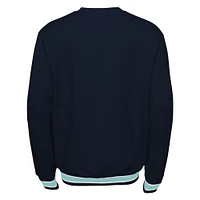 Youth Deep Sea Blue Seattle Kraken Classic Blueliner Pullover Sweatshirt