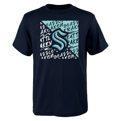Lids Seattle Kraken Champion Team Tri-Blend T-Shirt - Deep Sea Blue
