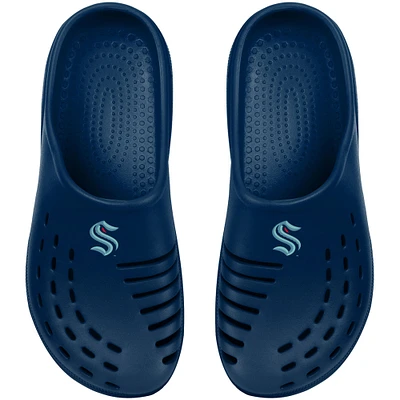 Youth FOCO Deep Sea Blue Seattle Kraken Sunny Day Clogs