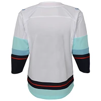 Youth White Seattle Kraken Away - Premier Jersey