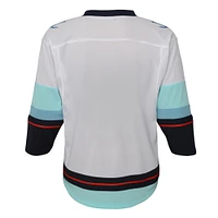 Jeunes Seattle Kraken Away Replica Custom Blanc - Maillot