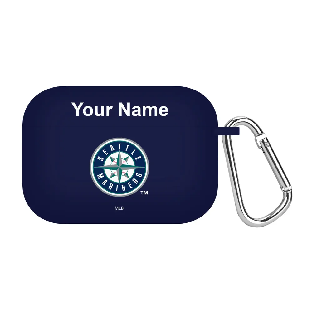 Lids Seattle Mariners Personalized Silicone AirPods Pro Case Cover