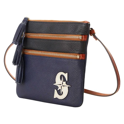 Dooney & Bourke Seattle Mariners Infield Sac à bandoulière à triple fermeture éclair