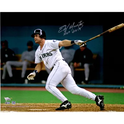 Edgar Martinez Autographed White Nike Cooperstown Collection Mariners
