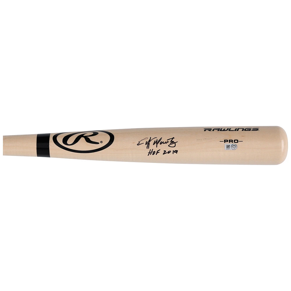 Edgar Martinez Seattle Mariners Autographed Blonde Rawlings Pro Model Bat with "HOF 2019" Inscription