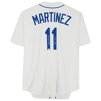 Maillot réplique autographié par Edgar Martinez White des Seattle Mariners de la collection Nike Cooperstown avec l'inscription « HOF 2019 »