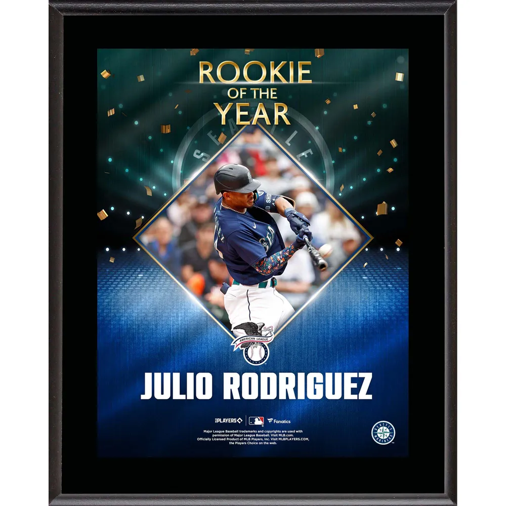 Julio Rodriguez Seattle Mariners Framed 10.5 x 13 Sublimated Player Plaque