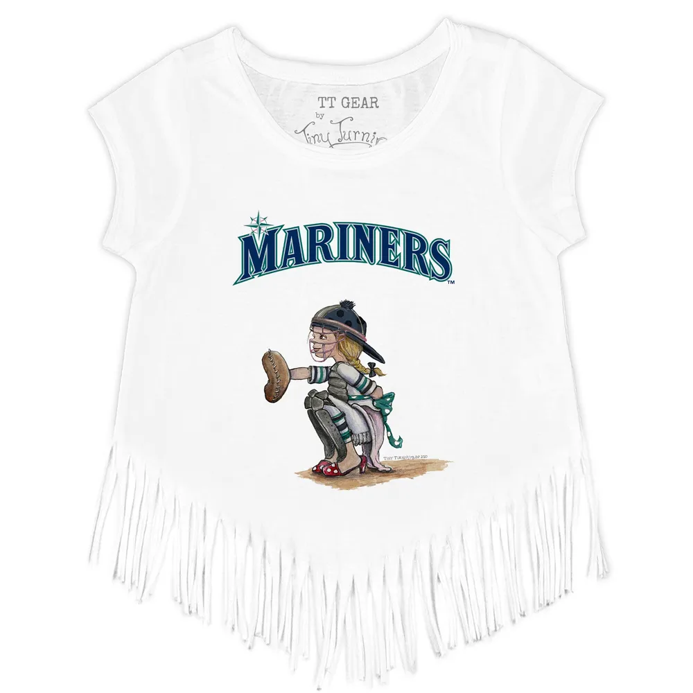 Youth Tiny Turnip White Seattle Mariners Unicorn T-Shirt Size: Large