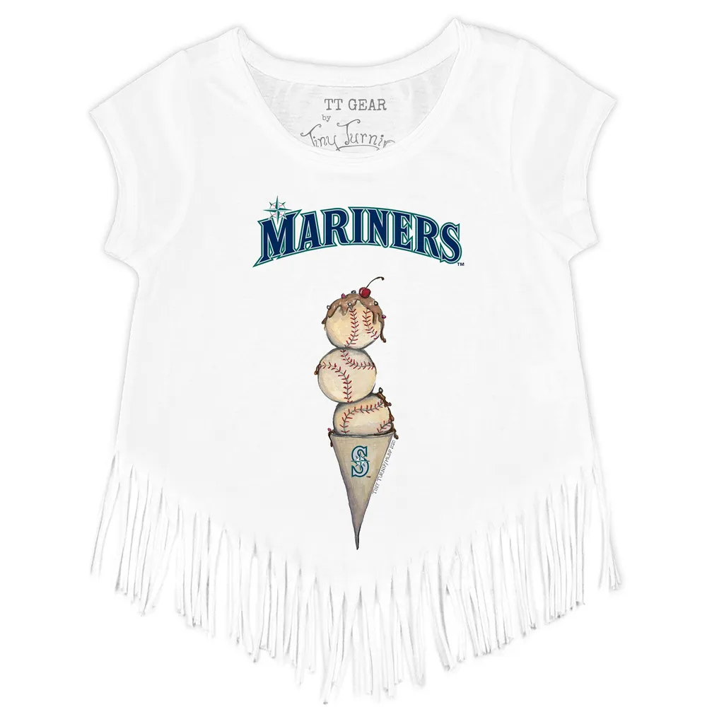 Lids Seattle Mariners Tiny Turnip Women's Triple Scoop T-Shirt