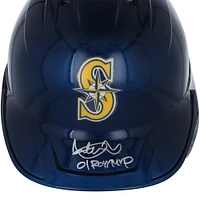 Casque de frappeur Mach Pro autographié par Ichiro Suzuki des Seattle Mariners avec inscription « 01 ROY/MVP » - Exclusivité Fanatics