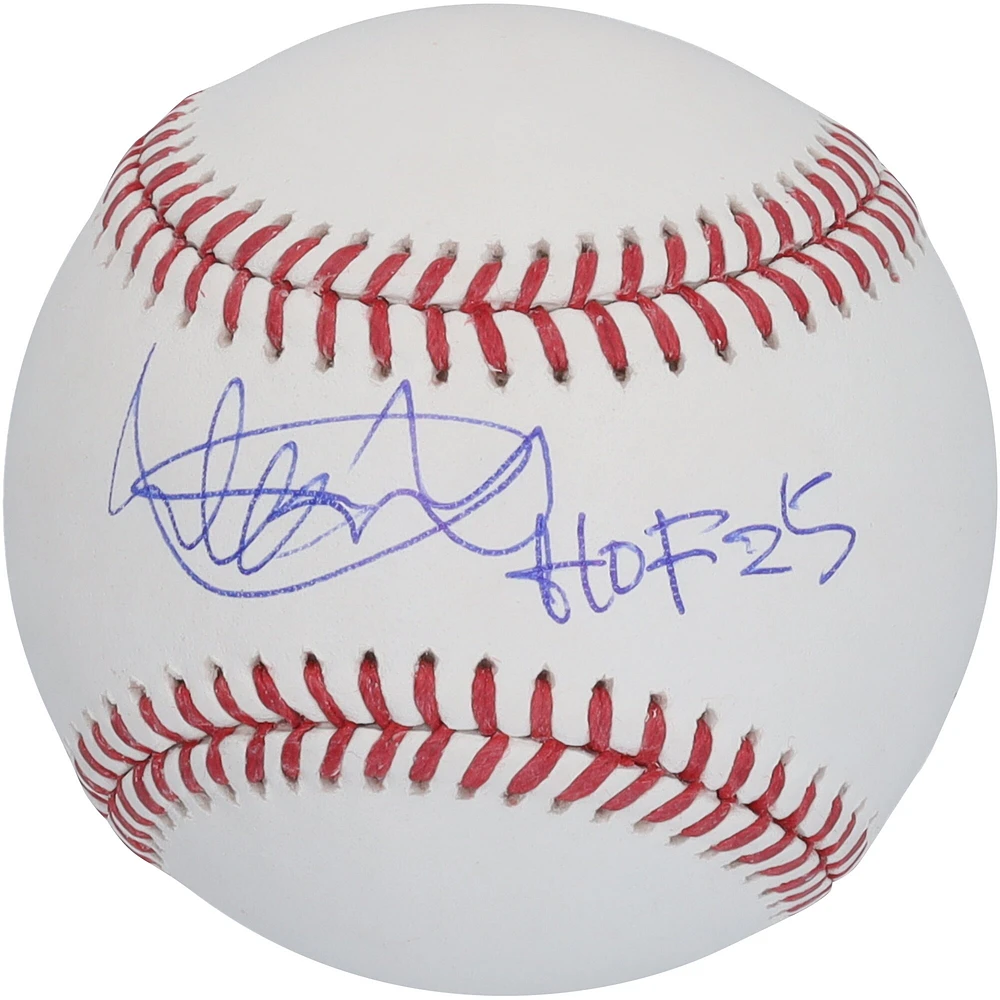 Baseball autographié par Ichiro Suzuki des Mariners de Seattle avec l'inscription « HOF 25 »